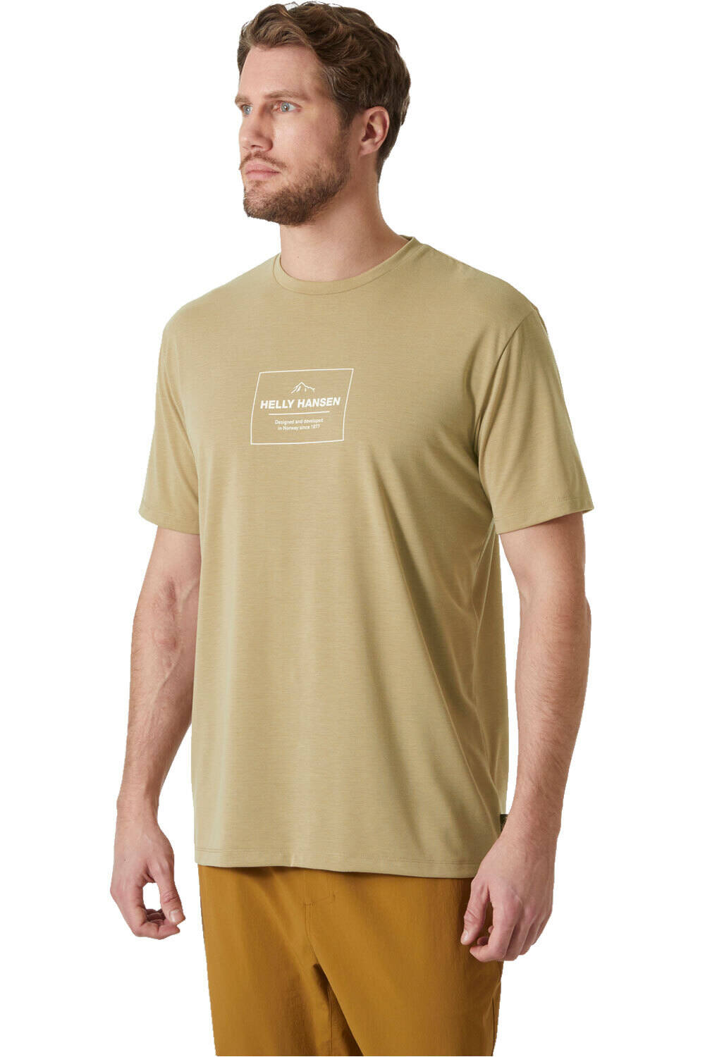 Helly Hansen SKOG GRAPHIC Camiseta Montaña Manga Corta Hombre